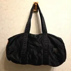 PORTER タンカー ブラック ドラムバッグ