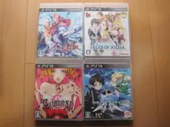 ＰＳ３ソフト４枚セット　フェアリーフェンサー エフ 他