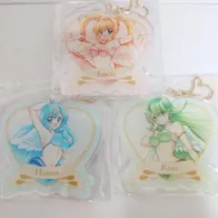 ぴちぴちピッチ アクリルキーホルダー るちあ 波音 リナ花森ぴんく先生