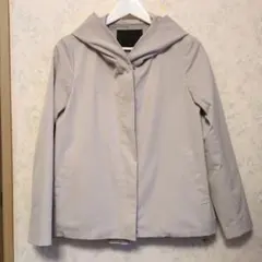 美品UNTITLED フード付きベージュジャケット3