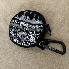 【極美品】STUSSY コインケース AirPodsケース カラビナ付きのサムネイル