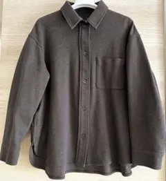 UNIQLOブラッシュドジャージーシャツジャケット