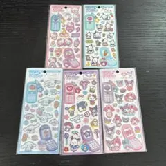 ら*ら様 平成はっぴーフォン　シール 5枚セット