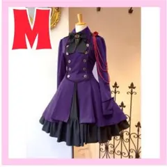 最終値引き M 軍服 ワンピース ロリータ コスプレ  ハロウィン 衣装 演劇