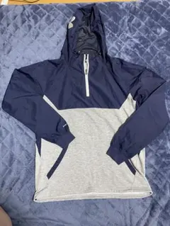 アンダーアーマー パーカー ウィンドブレーカー Lネイビー/グレー