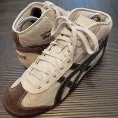 オニツカタイガー メキシコ ミッド ランナー ヘンプ ブラウン 23センチ