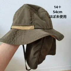 ほぼ未使用　14＋ イチヨンプラス　サマーハット　キッズ　54cm