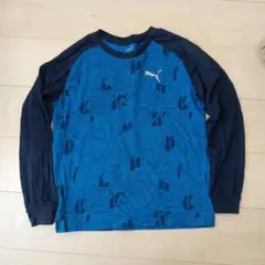 【160】Puma 長袖カットソー 青
