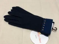 304新品SeeByChloeシーバイクロエ 羊革スタッズウールカシミヤ混手袋のサムネイル