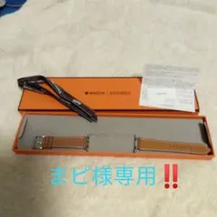 Apple Watch Hermès Noir レザーバンド ブラウン 箱付 - メルカリ