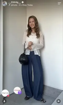 ✨helm SAORIコラボ　バレルパンツ✨