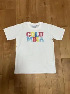Columbia コロンビア 半袖Tシャツ ホワイト カラフルロゴのサムネイル