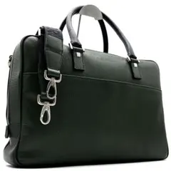 美品・希少色 サルヴァトーレフェラガモ 2way ビジネスバッグ レザー 緑