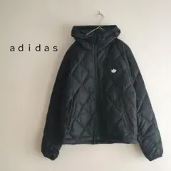 【美品】adidas　ダウンジャケット　XS　オリジナルス　ブラック