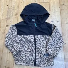BREEZE 110サイズ　レオパード柄　フード付きジャケット