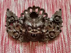 木彫り ガルーダに乗るヴィシュヌ像 バリ島工芸品 - メルカリ