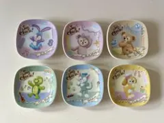 ディズニー　ダッフィー　ダッフィー＆フレンズ　小皿　豆皿　小皿6枚セット