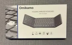 Omikamo タッチパッド付き折りたたみワイヤレスキーボード 英字配列