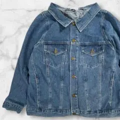 デニムジャケット 背面レースアップ レディース ヴィンテージ風 アウター