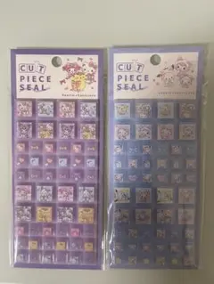 サンリオ　キティ　クロミ　マイメロ　カットピースシール　タイルシール