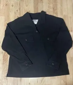 MHL薄手カバーオール 厚手シャツ黒　マーガレットハウエルのサムネイル