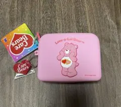 【新品未使用】タイトー限定　ケアベア　シリコンポーチ　ピンク　くま