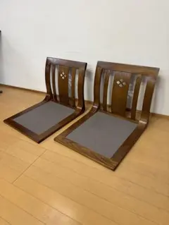 光製作所 hikari   木製 座椅子　和モダン　９脚セット　和室 不二貿易 座椅子 和座椅子 木製 木製座椅子 4脚セット 6221H 和室 旅館