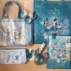 フルコンプ】TDS 25周年 ガチャ ミニチュアショッピングバッグ 全6種A