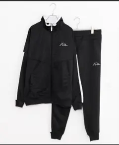 【ほぼ未使用】FILA ジャージ セットアップ M 黒 試着のみ 美品