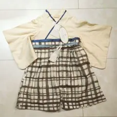 新品未使用‼️ベビー袴 和服 ベビー服 男の子 女の子 80 白 ホワイト