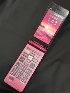 折りたたみ式ピンク携帯電話 au KYF43 SIM解除済み ピンク 折りたたみ携帯電話 本体 - メルカリ