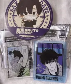 SAKAMOTODAYS タワレコカフェ アクリルバッジ 勢羽夏生　真冬