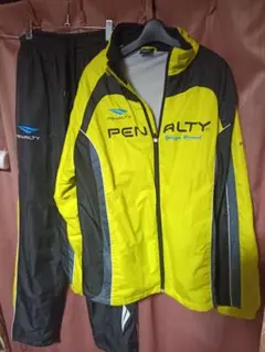 PENALTY もこもこジャージ イエロー/グレーセットアップ　XO　ウォーマー