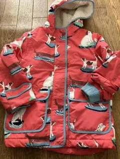 MiniBoden 犬プリントジャケット 5-6Y 撥水