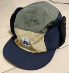eb’s 耳あて付きナイロン5パネルCAP 裏地フリース