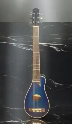 極美品　TINY BOY アコースティック　ギター　ブルー　トラベルギター 極美品 TINY BOY アコースティック ギター ブルー トラベル