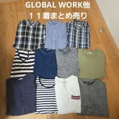 GLOBAL WORK　メンズ夏服まとめ売り　サイズXL　(L)あり