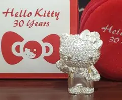 ハローキティ 30周年記念 ラインストーンフィギュア