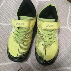 20センチ　asics キッズスニーカー イエロー/ブラック