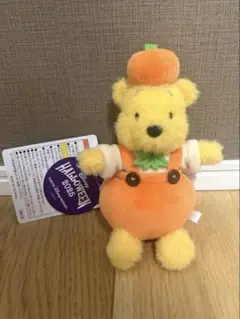 ディズニー ハロウィン 2025プーさん カボチャぬいぐるみバッジ パンプキン