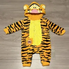 【ベビードール】★くまのプーさん★ティガー★ベビー服 長袖ロンパース ボア生地