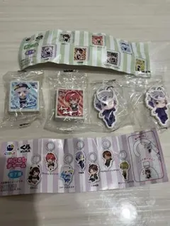 くら寿司　にじさんじ　消しゴム　めじるしチャーム　4個セット