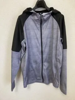 フルジップフード付きジャケット グレー/黒//M