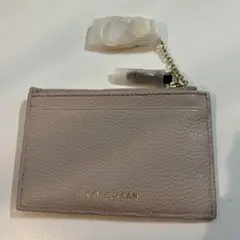 COLE HAAN グレー レザー カードケース