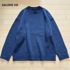 GALERIE VIE ギャルリーヴィー　ファインウール　クルーネックニット