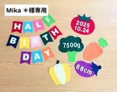 ⑬【Mika ＊様専用】ハーフバースデー装飾品