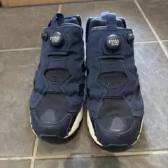 ポンプフューリー　ネイビー スニーカー　24.5センチ