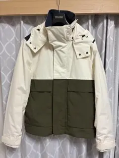 Woolrichウールリッチ マウンテンパーカー M アイボリー✖️カーキ