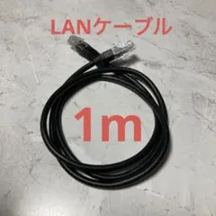 LANケーブル　黒　CAT.5E 1m