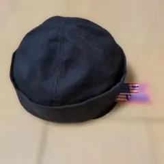 뉴욕 모자 캔버스 롤캡 피셔맨 캡 블랙